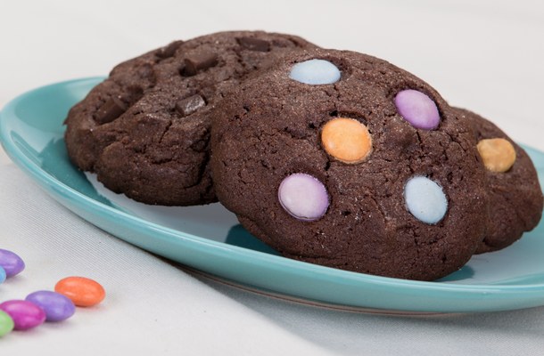Double Choc Cookies