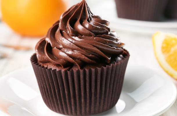 Sacher Cupcake