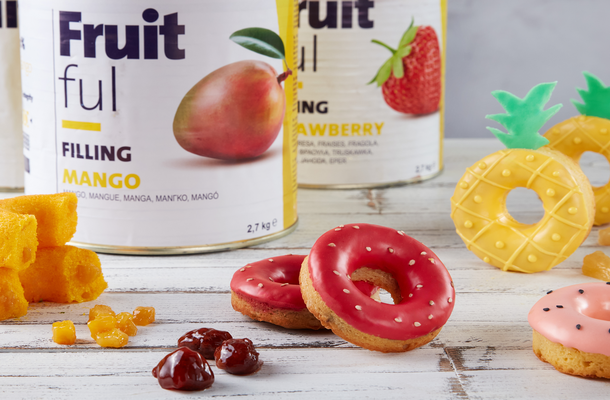 Donuts Cake con Fruitful Filling