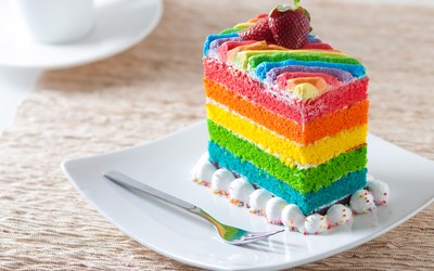Margherita Rainbow Cake