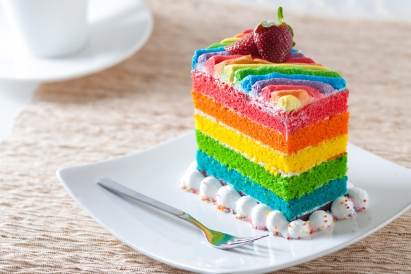Margherita Rainbow Cake
